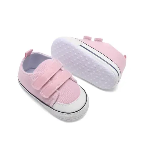 Baby Shoes,Infant Boys Girls Non-Slip Soft Sole Lightweight Sneakers,Unisex First Walking Shoes for 0-18 Months Toddler - 5