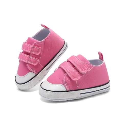 Baby Shoes,Infant Boys Girls Non-Slip Soft Sole Lightweight Sneakers,Unisex First Walking Shoes for 0-18 Months Toddler - 5