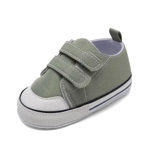 Baby Shoes,Infant Boys Girls Non-Slip Soft Sole Lightweight Sneakers,Unisex First Walking Shoes for 0-18 Months Toddler - 1