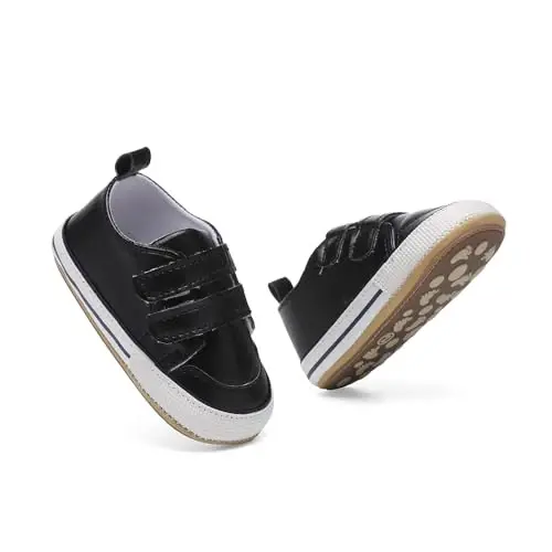 Baby Shoes,Infant Boys Girls Non-Slip Soft Sole Lightweight Sneakers,Unisex First Walking Shoes for 0-18 Months Toddler - 6