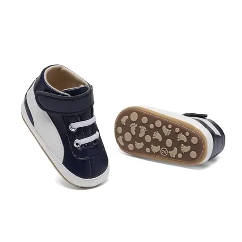 Baby Shoes,Infant Boys Girls Non-Slip Soft Sole Lightweight Sneakers,Unisex First Walking Shoes for 0-18 Months Toddler - 3