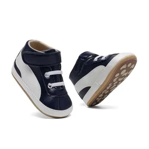 Baby Shoes,Infant Boys Girls Non-Slip Soft Sole Lightweight Sneakers,Unisex First Walking Shoes for 0-18 Months Toddler 