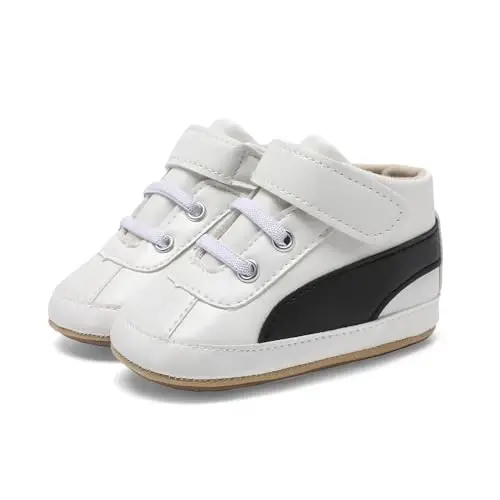 Baby Shoes,Infant Boys Girls Non-Slip Soft Sole Lightweight Sneakers,Unisex First Walking Shoes for 0-18 Months Toddler - 5