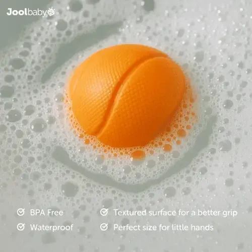 Jool Baby Bath Time Basketball Hoop with 2 Balls – Suction-Mount Tub Toy for Toddlers - 5