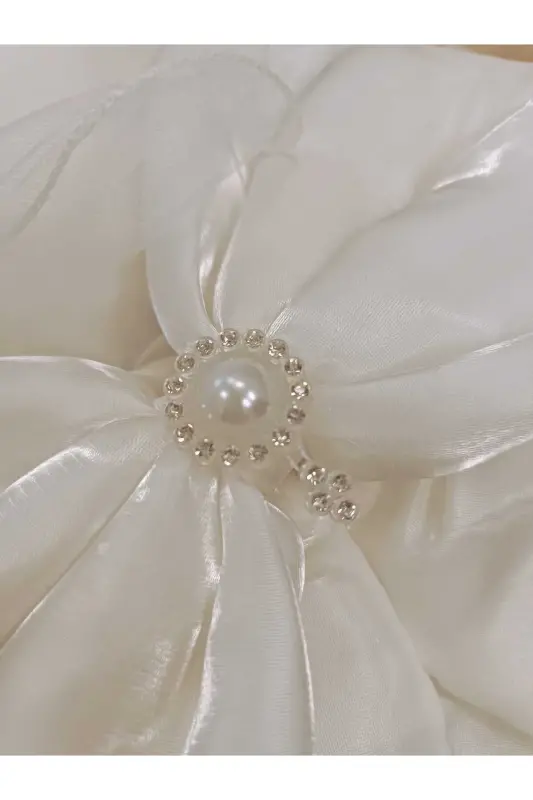 Kumru Kristal Kı Bebek Kundağı Unisex Bebek Dış Kundak Battaniyesi Hastane Çıkışı Kundak Battaniye-EKRU - 3