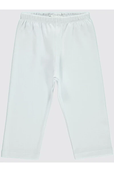 Bebek Beli Lastikli Patiksiz Tek Alt 6-18 Ay Beyaz - Modazone