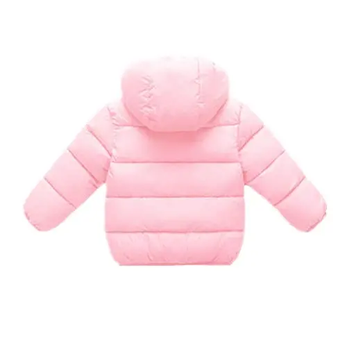 Toddler Baby Hooded Down Jacket Boys Girls Kids Thicken Warm Winter Coat Outerwear 1-7t - KIMJUN (1)