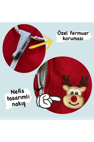 Bebek Çocuk Nakışlı Uzun Kollu Oeko-tex Mikro Polar Uyku Tulumu Tog 2 - 10