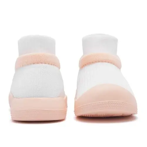 Baby Sock Shoes With Grip - Infant First Walker Shoes for Girls and Boys - Toddler Slipper Non Slip - 4