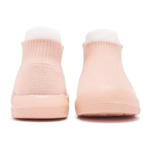 Baby Sock Shoes With Grip - Infant First Walker Shoes for Girls and Boys - Toddler Slipper Non Slip - 4