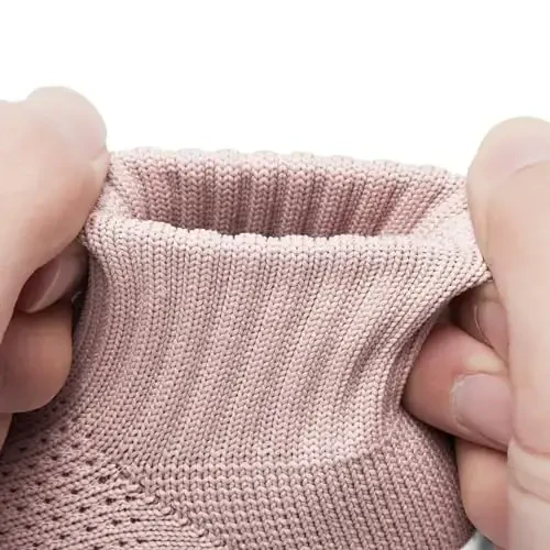 Baby Sock Shoes With Grip - Infant First Walker Shoes for Girls and Boys - Toddler Slipper Non Slip - 4