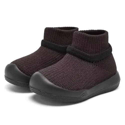 Baby Sock Shoes With Grip - Infant First Walker Shoes for Girls and Boys - Toddler Slipper Non Slip - 1