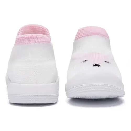 Baby Sock Shoes With Grip - Infant First Walker Shoes for Girls and Boys - Toddler Slipper Non Slip - 4