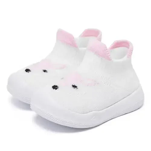 Baby Sock Shoes With Grip - Infant First Walker Shoes for Girls and Boys - Toddler Slipper Non Slip - BABY