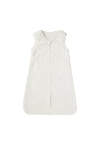 Bebek Dış Kundak Battaniyesi Uyku Tulumu Kışlık Mont Yenidoğan-beyaz - TEGA (1)