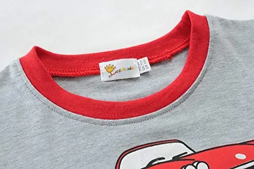 Toddler Boys Pajamas Short Sets Fire Truck Cotton 2 Piece Pjs Excavator Sleepwear Summer Clothes Kids Jammies Set Size 1-7T - 2