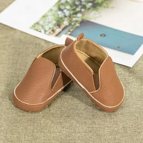 Infant Baby Boys Girls Canvas Sneaker Toddler Slip On Anti Skid Newborn First Walkers Candy Shoes for 0-18 Months - 6