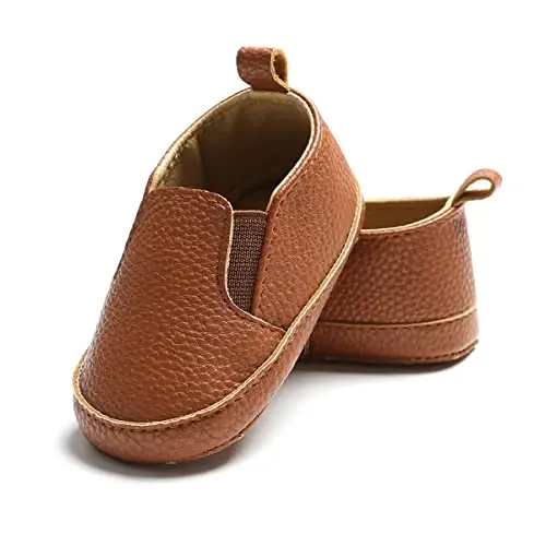 Infant Baby Boys Girls Canvas Sneaker Toddler Slip On Anti Skid Newborn First Walkers Candy Shoes for 0-18 Months - INFANT