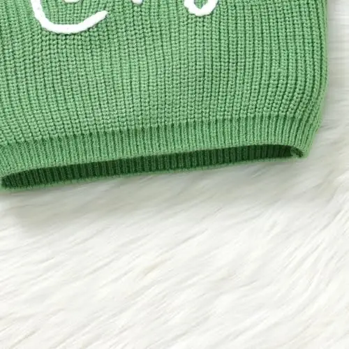 Infant Baby Boy Girl Knit Sweater Rooster Goose Embroidery Crew Neck Long Sleeve Pullover Knit Shirt Winter Clothes - 5