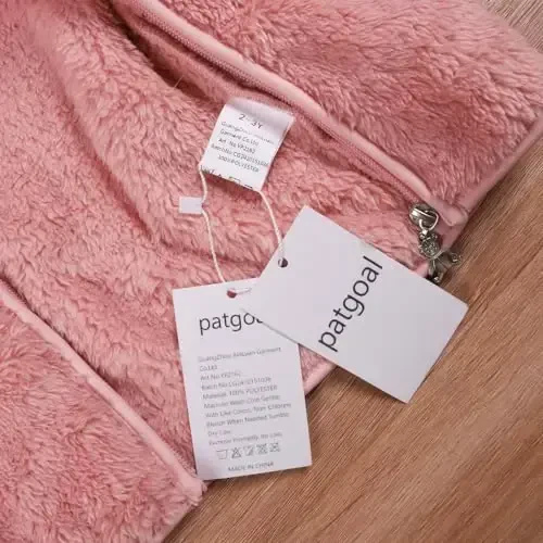 Baby Boys Girls Fleece Jackets Zip Up Hoodies Cute Bear Coats Fall Winter Fuzzy Jacket Newborn Boys Girls Outwear - 5