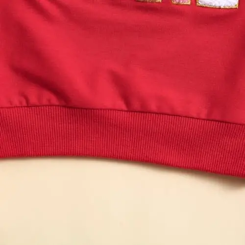 Beautooly Baby Boy Girl Cute Long Sleeve Crew Neck Letters Heart Print Sweatshirt Infant Newborn Valentines Outfit - 6