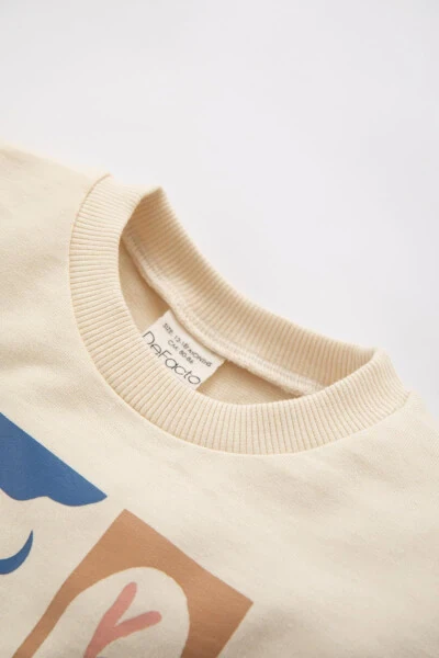 Erkek Bebek Palmiye Desenli Sweatshirt Z5627a223sp - Modazone (1)