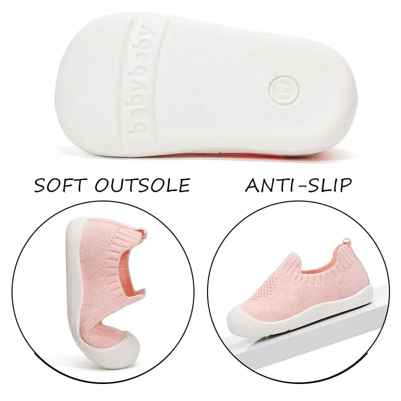 Baby Boys & Girls First Walking Shoes - Non-Slip, Breathable Infant Sneakers for 6-18 Months - 3