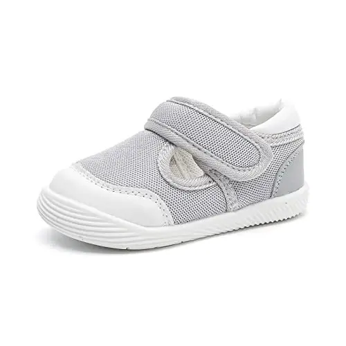 Baby Boys & Girls First Walking Shoes - Non-Slip, Breathable Infant Sneakers for 6-18 Months - 1