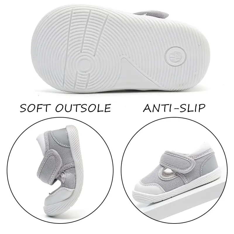 Baby Boys & Girls First Walking Shoes - Non-Slip, Breathable Infant Sneakers for 6-18 Months - 3