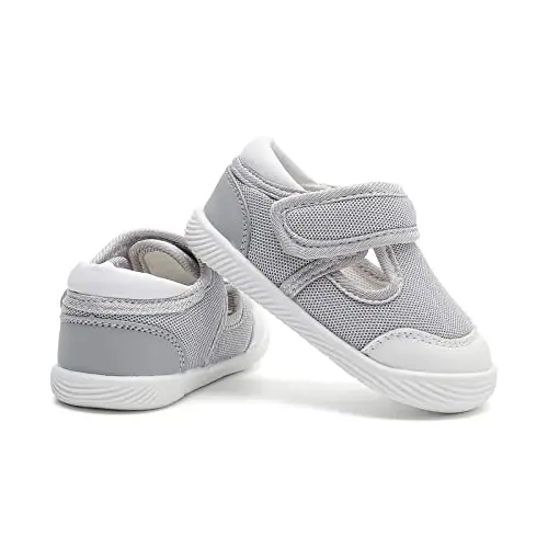 Baby Boys & Girls First Walking Shoes - Non-Slip, Breathable Infant Sneakers for 6-18 Months - 5