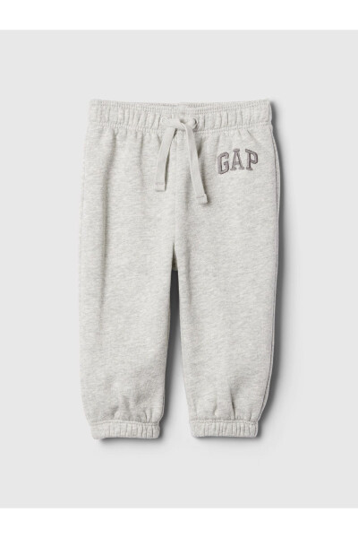 Bebek Gri Gap Logo Vintage Yumuşak Jogger Eşofman Altı - 2