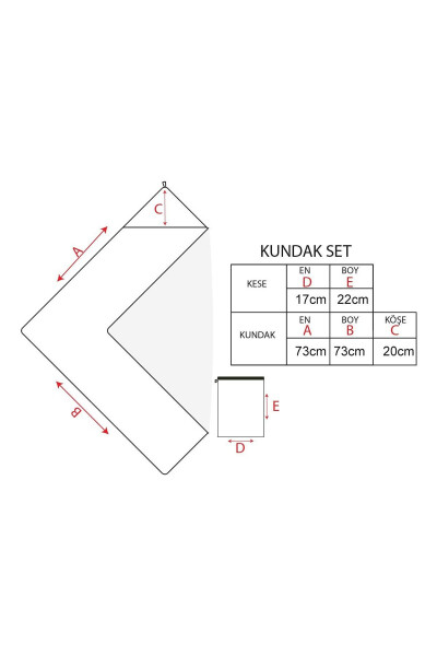 Bebek Havlu Kundak Kese Seti Küçük Ördek - 8