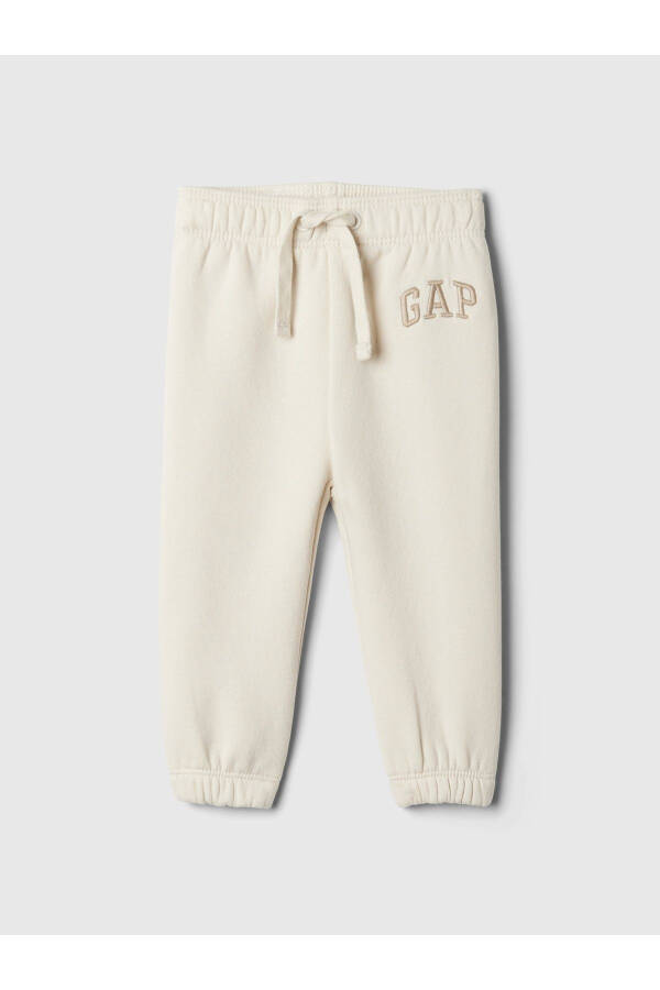 Bebek Kırık Beyaz Gap Logo Vintage Soft Jogger Eşofman Altı - 4