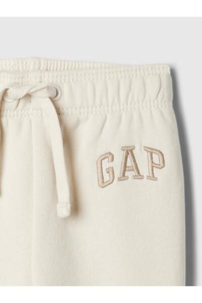 Bebek Kırık Beyaz Gap Logo Vintage Soft Jogger Eşofman Altı - 5