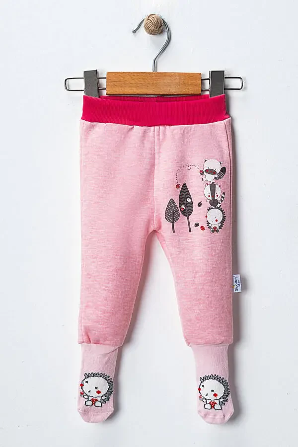 Bebek Kirpi Çoraplı Pantolon-pembe - 1