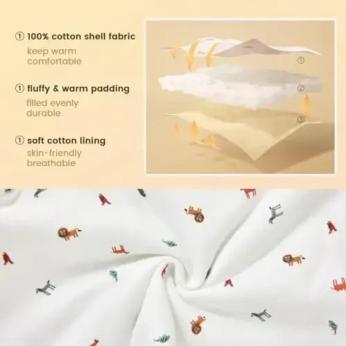 Toddler Winter Coat, Baby Girl Autumn Jacket, Baby Boy Hoodies Outerwear, Comfortable Soft Winter Autumn Kids Warm Clothes - 4