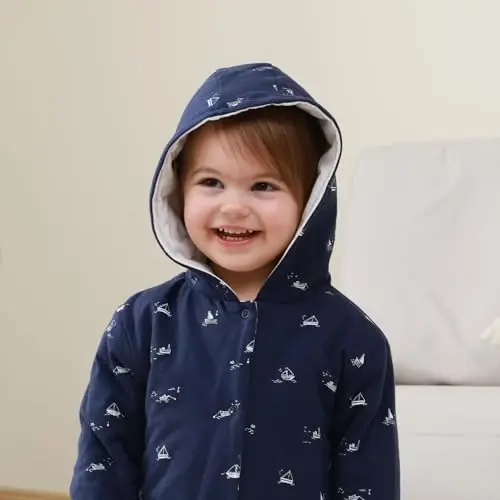 Toddler Winter Coat, Baby Girl Autumn Jacket, Baby Boy Hoodies Outerwear, Comfortable Soft Winter Autumn Kids Warm Clothes - 2