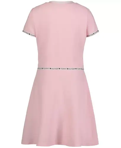 Toddler Girls Quarter Zip Dress - Light Pink - TOMMY HILFIGER (1)
