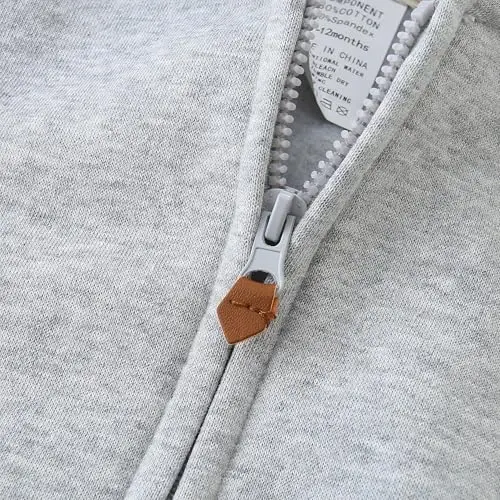 Baby Girls Boys Warm Adorable Hooded Zip Coat for Fall Spring Outerwear 3-24M Kids Jacket - 4