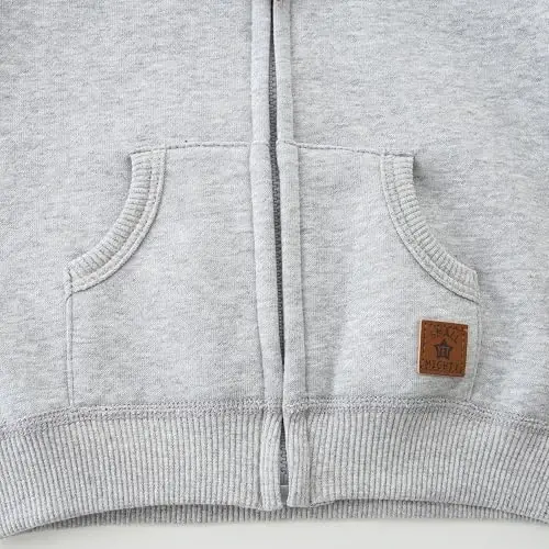 Baby Girls Boys Warm Adorable Hooded Zip Coat for Fall Spring Outerwear 3-24M Kids Jacket - 5