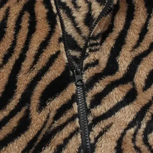 Toddler Girls Boys Fleece Hoody Jacket Zip Up Teddy Coat Warm Winter Outwear - 4