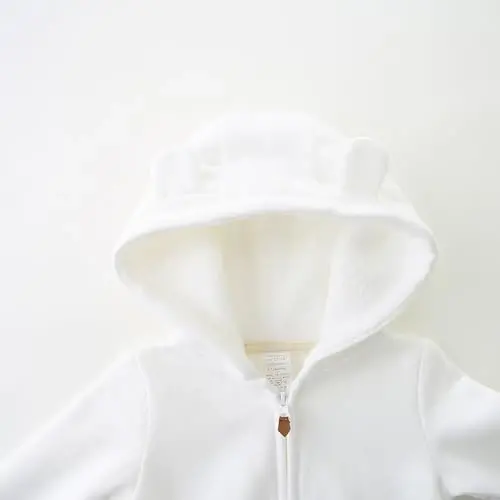 Baby Girls Boys Warm Adorable Hooded Zip Coat for Fall Spring Outerwear 3-24M Kids Jacket - 3