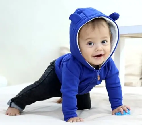 Baby Girls Boys Warm Adorable Hooded Zip Coat for Fall Spring Outerwear 3-24M Kids Jacket - 3