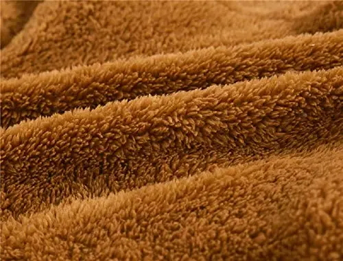 Toddler Girls Boys Fleece Hoody Jacket Zip Up Teddy Coat Warm Winter Outwear - 5