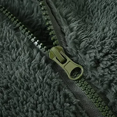 Toddler Girls Boys Fleece Hoody Jacket Zip Up Teddy Coat Warm Winter Outwear - 5