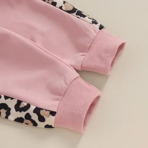 Baby Girl Fall Clothes Set Long Sleeve Letter Print Sweatshirt Pants Toddler Infant Outfits 6 12 18 24 Months 2T 3T - 7