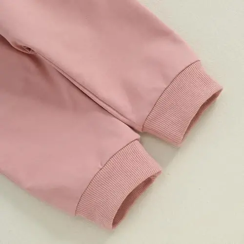 Baby Girl Fall Clothes Set Long Sleeve Letter Print Sweatshirt Pants Toddler Infant Outfits 6 12 18 24 Months 2T 3T - 7