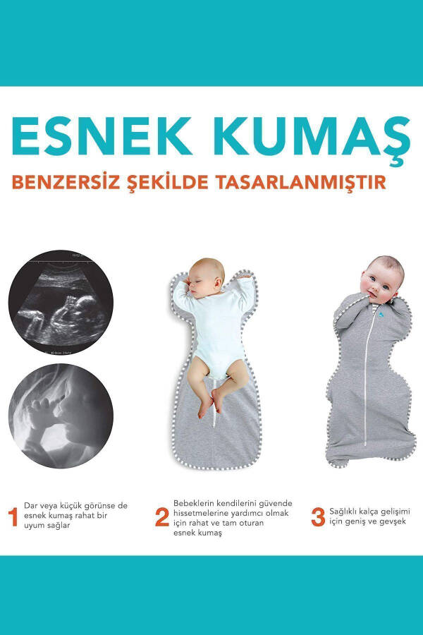 Bebek Kundak - Yenidoğan Kendi Kendini Yatıştıran Kundak - Erkek Kız Bebek Uyku Tulumu 1.0 Tog - 4