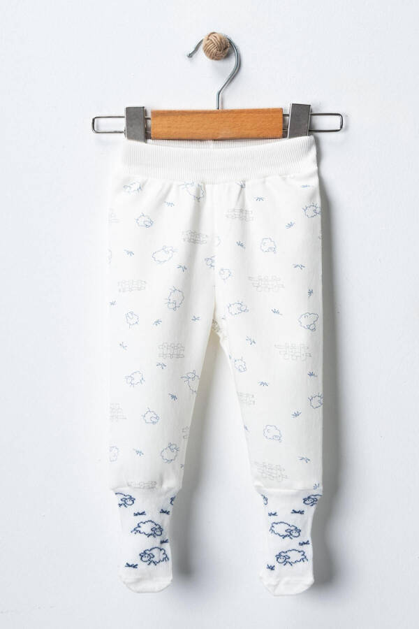 Bebek Kuzu Çoraplı Pantolon-ekru - 1