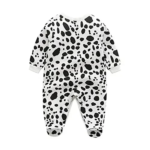 Baby One Piece Romper Soft Cotton Sleepwear Footed Jumpsuit for 0-12 Month Infant - Modazone (1)